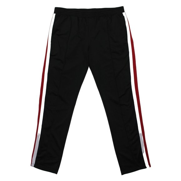 Forever 21 Black Drawstring Red Stripe Jogger Athletic Mens Sweatpants sz XL - Picture 1 of 4